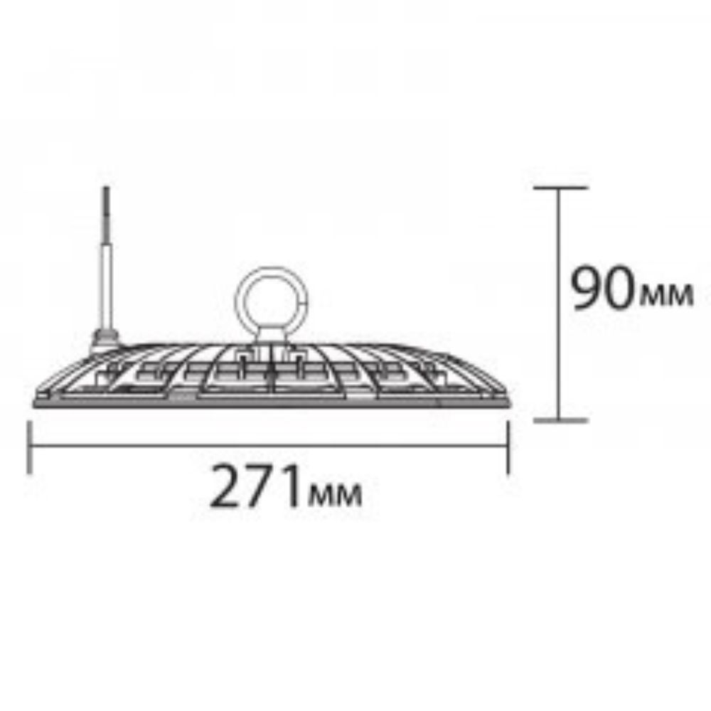 Lampa Led Agora-100, Iluminat Hala 100W 11000Lm, 6400K 100-265V LED UFO