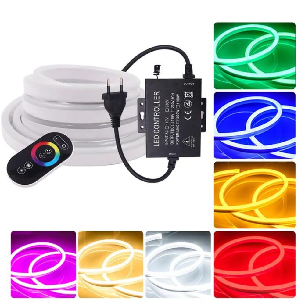 Alimentator cu Telecomanda Touch  RGB Volga 1500W 3x3A 10mm RF2 IP65