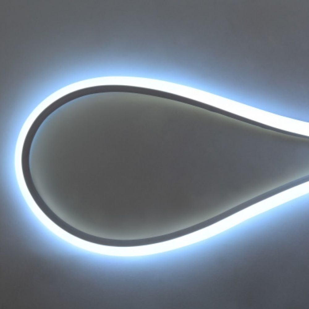 Furtun Led Luminos Neon Flex Slim 20M, Lumina Alb Rece 6400K, IP65