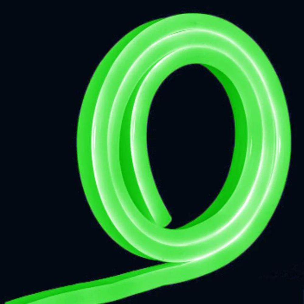 Furtun Led Luminos Neon Flex Slim 1M, Lumina Verde, IP65