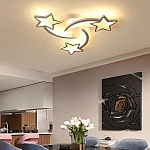 Lustra Led Super Star 84W, 3 Brate Si Telecomanda, Intensitate Reglabila