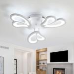 Lustra Led Butterfly 66W, 3 Brate Si Telecomanda