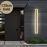 Aplică LED Exterior Bara Luminoasă Gold 120 cm, 25W, IP65, Auriu, 3000K