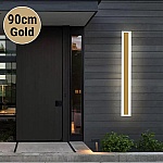 Aplică LED Exterior Bara Luminoasă Gold 90 cm, 18W, IP65, Auriu, 3000K