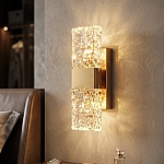 Aplică LED Gold Ice 8W pentru interior, auriu, lumină caldă 3000K