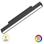 Corp Liniar LED pentru Șină Magnetică Magnus, 10W, 950lm, 3000K, 303x22x27 mm, Negru, BD60-00301