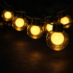 Ghirlanda luminoasa LED Globe 10m, 20 becuri mate, IP44, 220V