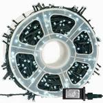 Instalatie brad LED alb rece 100m, rola flexibila, 500 LED