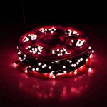 Instalatie brad LED rosie 100m, 1000 LED, geam laptos