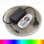 Banda led RGB, kit 10m banda Led RGB 5050, 220V