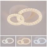 Lustra led 2 cercuri cu Cristalshine 40W model ACR-8052