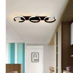 Lustra LED cu telecomanda FSL-G4098-3 BK 60W 3CCT aplicata