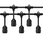 Ghirlanda luminoasa FIESTA 20m, 20 dulii E27, pendul 12cm, IP65, cablu 2x1mm