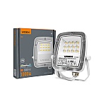 Proiector LED exterior VIDEX F5, 10W, 1000 lm, CCT3, 3000K/5000K/6500K, IP65, alb