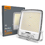 Proiector LED exterior VIDEX F5, 200W, 20000 lm, CCT3, 3000K/5000K/6500K, IP65, alb
