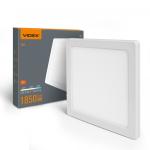 Plafoniera LED VIDEX DL6S 18W 3000K-4000K-6500K, lumina reglabila, montaj incastrat sau aplicat