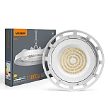Lampa industriala LED High Bay VIDEX HBe04, 100W, 11000 lm, CCT3 3000K/5000K/6500K, IP65, alba