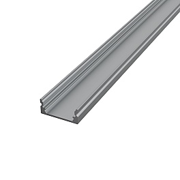 Profil aluminiu pentru banda LED aplicat SURFACE 1, 17,2x7 mm, 2 m, argintiu