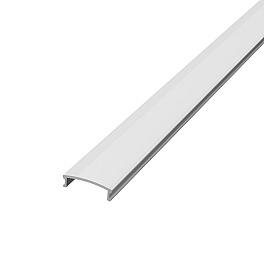 Dispersor opal pentru profil aluminiu banda LED, Type 1, 2 m, alb laptos