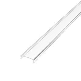 Dispersor transparent pentru profil aluminiu banda LED, Type 1, 2 m, incolor