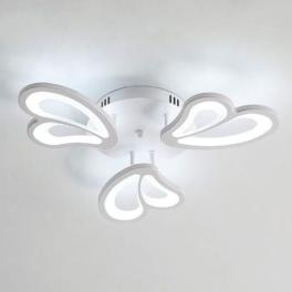 Lustra Led Butterfly 66W, 3 Brate Si Telecomanda