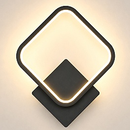 Aplică LED Diamond SK017-BK, 24W, 3000K-6500K, Negru, 245 x 290 mm