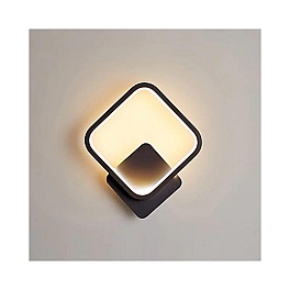 Aplică LED Diamond SK017-BK, 24W, 3000K-6500K, Negru, 245 x 290 mm