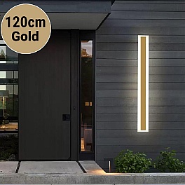 Aplică LED Exterior Bara Luminoasă Gold 120 cm, 25W, IP65, Auriu, 3000K