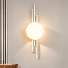 Aplică LED Feng YCM1795WH, 24W, 3000K-6500K, Alb, 78 x 52 cm