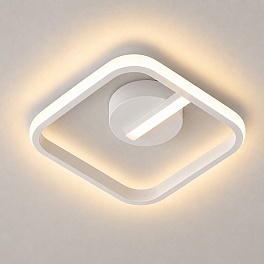 Aplică LED SquareLine AL182-WH, 24W, 3000K-6500K, Negru, 200 x 200 mm