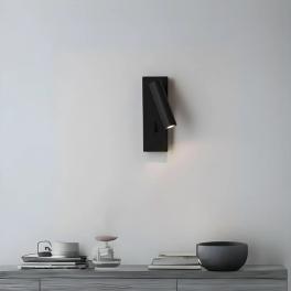 Aplica LED, Cu Intrerupator Si USB, Lumina Neutra, 5W, Negru