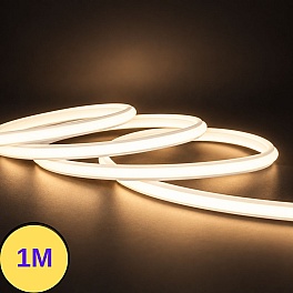 Banda LED COB 220V, 10W/m, 3000K, 1.000 lm/m, IP67, taiere 25 cm, interior si exterior, 1m