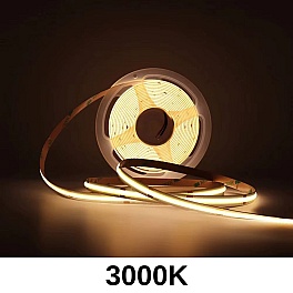 Banda LED COB Free Cut, 24V, 13W/m, 900lm/m, 3000K, IP20, 5m, CRI90, PRO-SPN6834