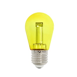 Bec LED 2W E27 Galben, FANTASY, Horoz Electric, 110lm, 220-240V