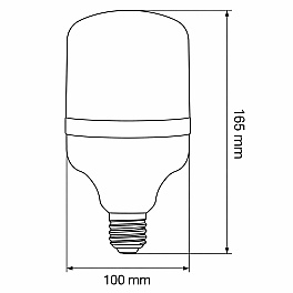 Bec LED industrial 30W E27 4200K, alb natural, 3120lm, HOROZ TORCH-30