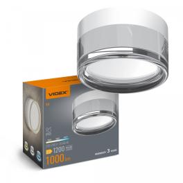 Aplica LED perete si tavan 9W, 2800–4000–6000K, IP65, alb Videx BHD01