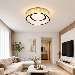 Candelabru Cristal K9 Aplicat Gloriana A6008-500 cu LED 120W și Telecomandă