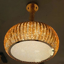 Candelabru Cristal Suspendat Lumiere A8057-600, cu Led si telecomanda