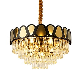 Candelabru Toros Chic 500, iluminat modern, E14, auriu cu negru