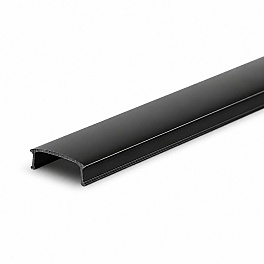 Capac profil aluminiu, 12.4 mm, negru, 3M, PROFILE-BS1, compatibil PROFILE-R1