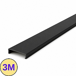 Capac Profil LED Negru 3M, 10mm, PROFILE-BS3, pentru Profil S3