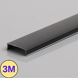 Capac Profil LED Negru 3M, 12.7mm, PROFILE-BR6, pentru Profil R6