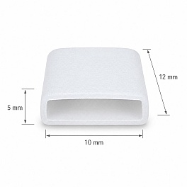 Capac silicon 10mm fixare banda LED COB de exterior