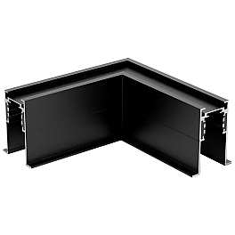 Colț Interior Orizontal pentru Șină Magnetică Sub Tencuială (Trimless) Magnus RC01, Negru, BY41-10401