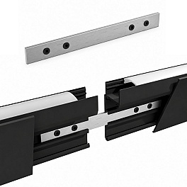 Conector I imbinare profile aluminiu pentru benzi LED, drept 180°, 10x1.7 mm, LP-CON-180-B