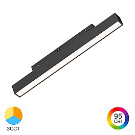 Corp Liniar LED pentru Șină Magnetică 10W, CCT3 (3IN1), 600 lm, Negru, Magnus M20-LNR300