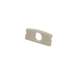 Capac terminal pentru profil aluminiu banda LED SURFACE 1, cu orificiu pentru cablu