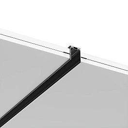Șină Magnetică Încastrată pentru Rigips UltraSlim Tonic S20B TR02, 1 m, 48V DC, Negru, BY41-02011