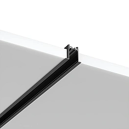 Șină Magnetică Încastrată pentru Rigips Tonic Slim RC02, 1 m, 48V DC, Negru, BY41-01311