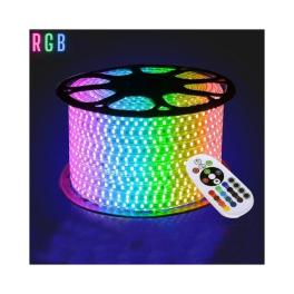 Kit banda LED RGB 100m, 5050, 220V, IP65